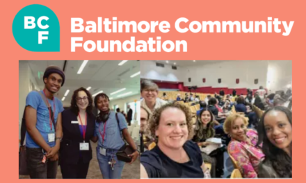 Investing in Baltimore’s Future and in Baltimore’s People