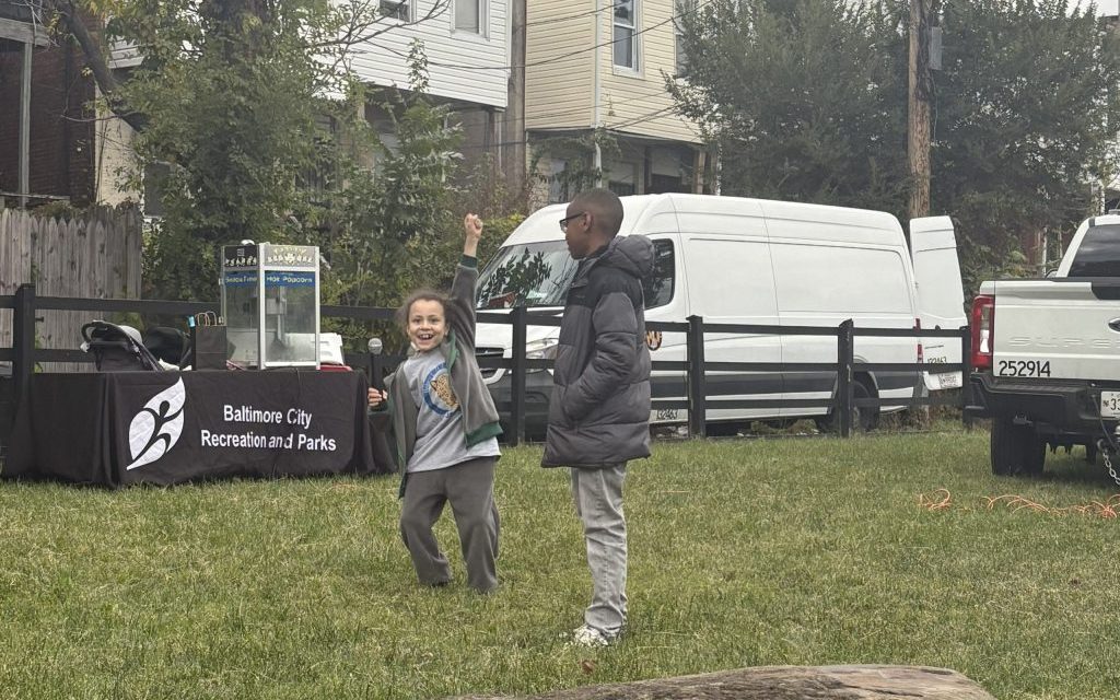 West Baltimore students compete in spelling bee at Herbert Street Park