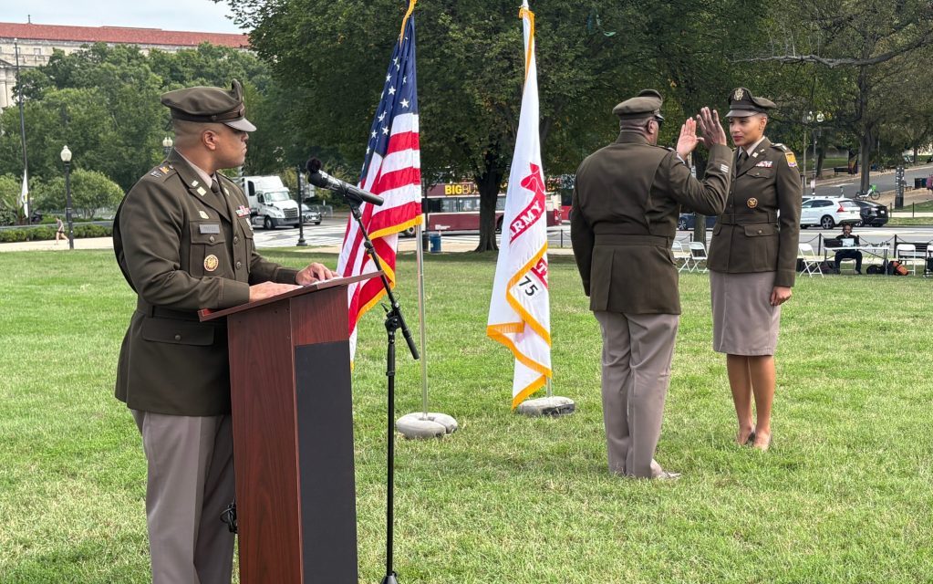 Army Maj. Bianca Ross celebrates promotion, urges Black women in uniform to be ‘unstoppable’