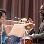Birmingham Mayor Woodfin Takes Oath for 3rd Time; 1st as Husband and Father