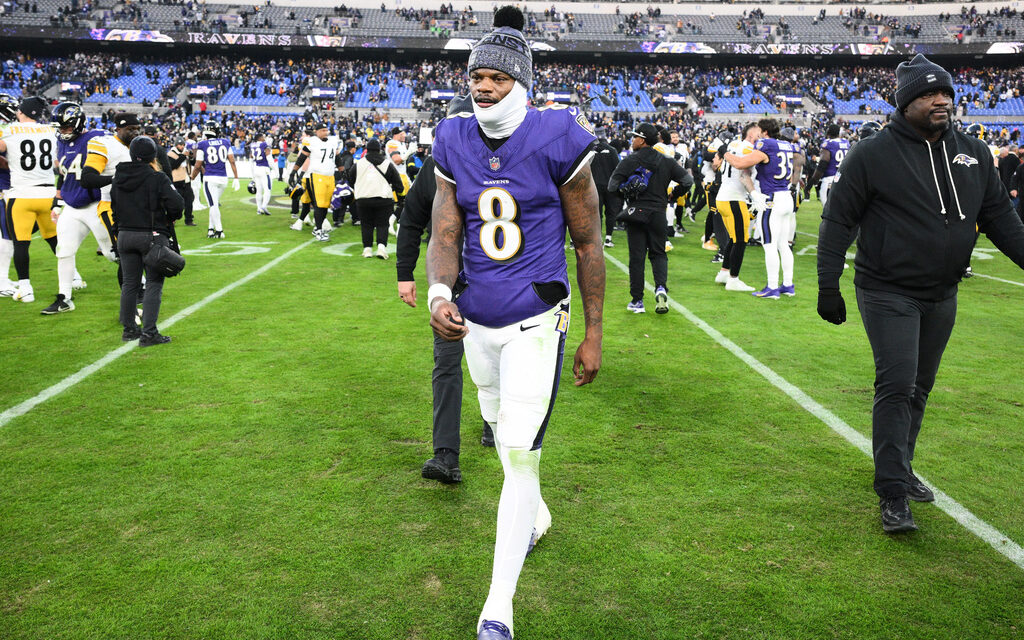 Lamar Jackson misses practice again. The Baltimore QB hasn’t had a full week since early November