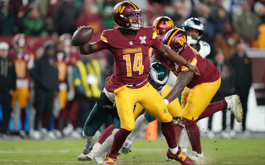 The Commanders showed more fight during a late brawl with the Eagles than during many games