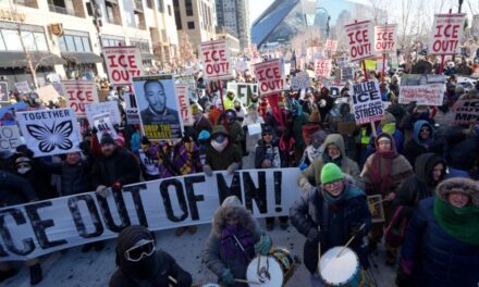 Thousands rally against immigration enforcement in subzero Minnesota temperatures