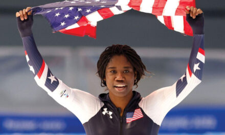 Erin Jackson Carried Team USA Flag In Milano
