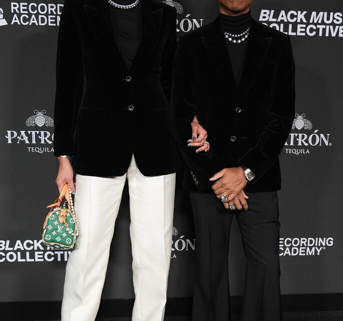 Pharrell calls for empathy from US leaders after being honored at Black Music Collective event