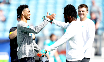 Jaylen Waddle jokes he deserves half of Bryce Young’s Heisman Trophy
