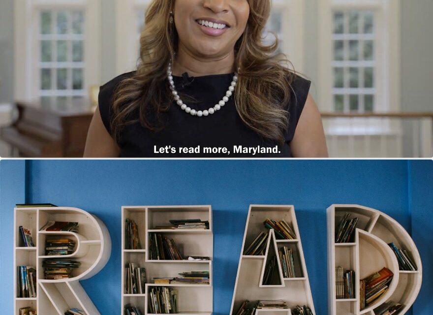 First Lady Moore launches campaign to advance literacy among Maryland students