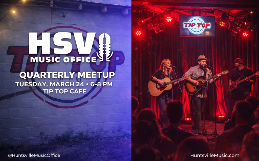 Huntsville’s Music Scene Hits a High Note: Tip Top Cafe Hosts 2026 Kickoff Meetup