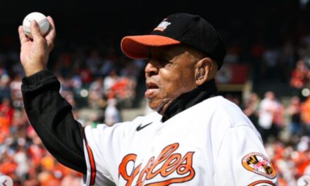 109-year-old veteran and Orioles fan throws ceremonial first pitch in season opener