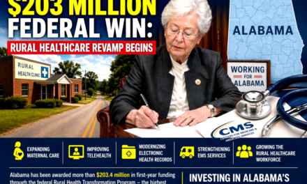 ALABAMA LOCKS IN $203 MILLION FEDERAL: RURAL HEALTHCARE REVAMP BEGINS