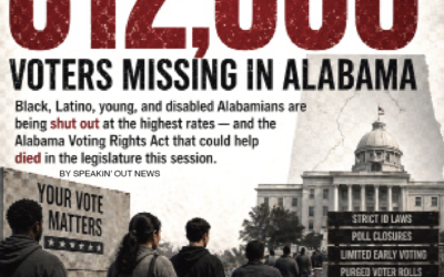 812,000 VOTERS MISSING IN ALABAMA