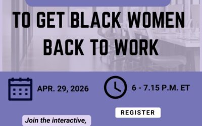 EVENT: The action plan to get Black women back to work