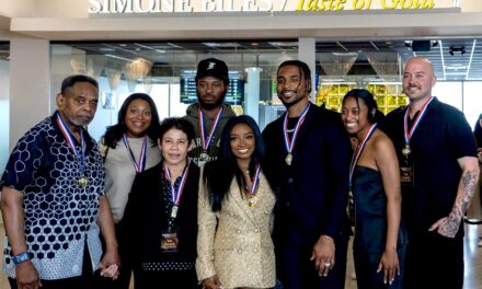 Gold medalist Simone Biles inaugurates signature restaurant at Houston airport