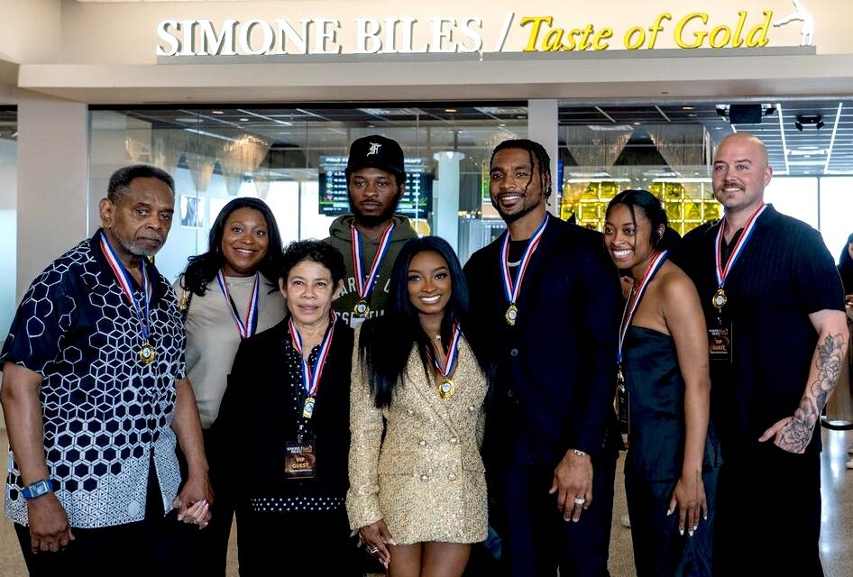 Gold medalist Simone Biles inaugurates signature restaurant at Houston airport