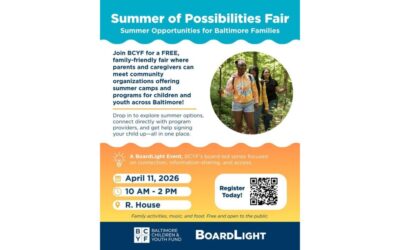 Baltimore Children & Youth Fund (BCYF) to host ‘Summer of Possibilities Fair’