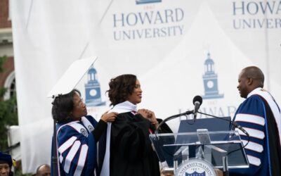 Bowser faces cheers and protests while addressing Howard, UDC graduates 