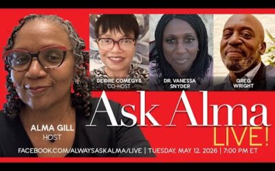 LIVE! — ASK ALMA! — TUES. 5.12.26 7PM EST