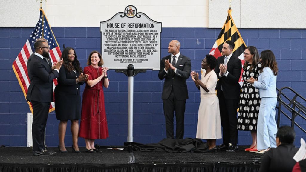 Gov. Moore dedicates historical marker to children who suffered at former Cheltenham facility for Black boys