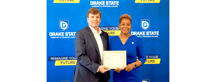 Rep. Dale Strong Visits Drake State for 65th Anniversary, Praises Workforce Pipeline 