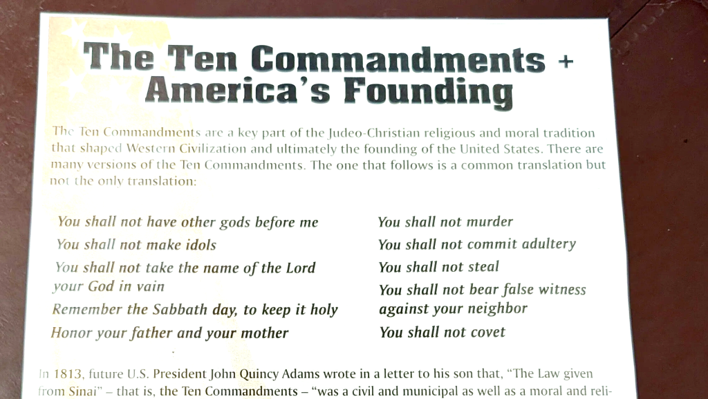 New Law Sparks Conversation:Ten Commandments  Displays Coming to Some Alabama Schools 