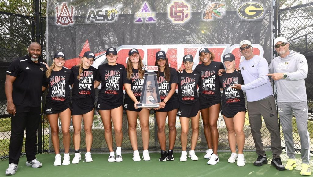 Alabama State women claimSWAC Women’s Tennis titles